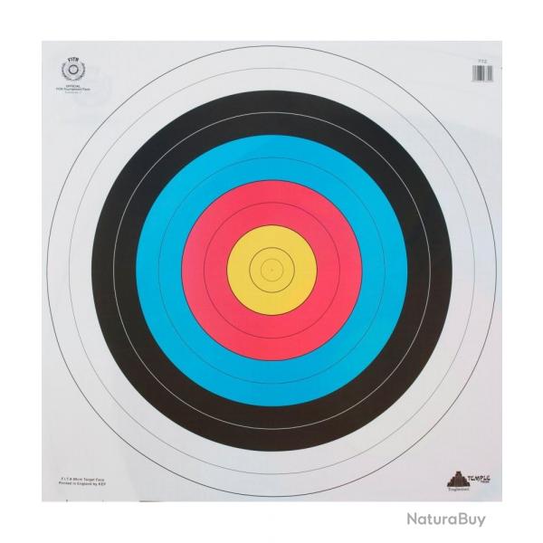 CIBLE BLASON 80 CM WORLD ARCHERY