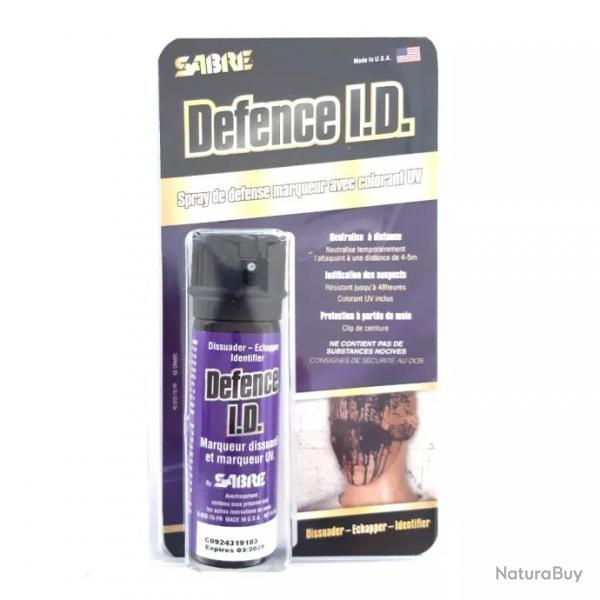 BOMBE SPRAY MARQUAGE VIOLET ET UV SABRE RED 75ML