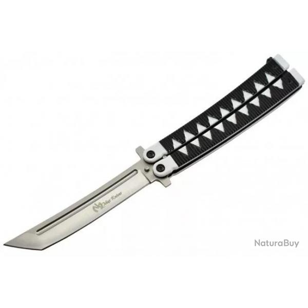 COUTEAU PAPILLON MAX KNIVES LAME ACIER 3CR13 MANCHE NINJA