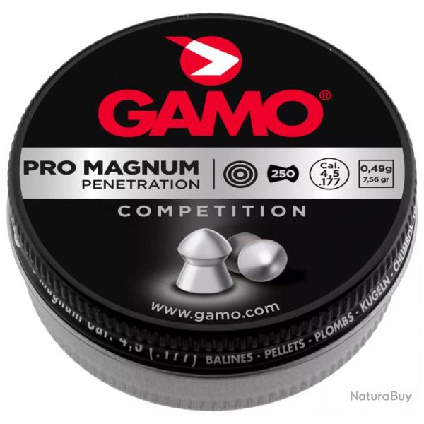 PLOMBS GAMO TETE POINTUE PRO MAGNUM 4.5mm x250