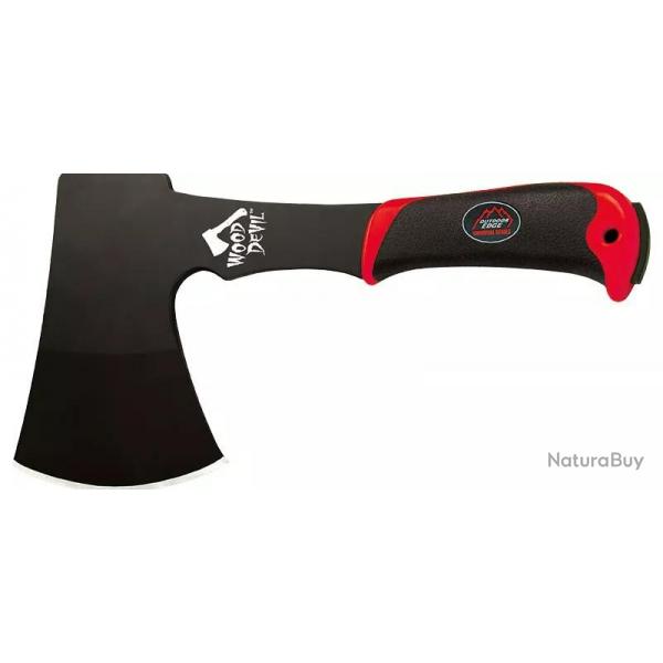 HACHE TACTIQUE WOOD DEVIL ACIER NOIR ET CAOUTCHOUC