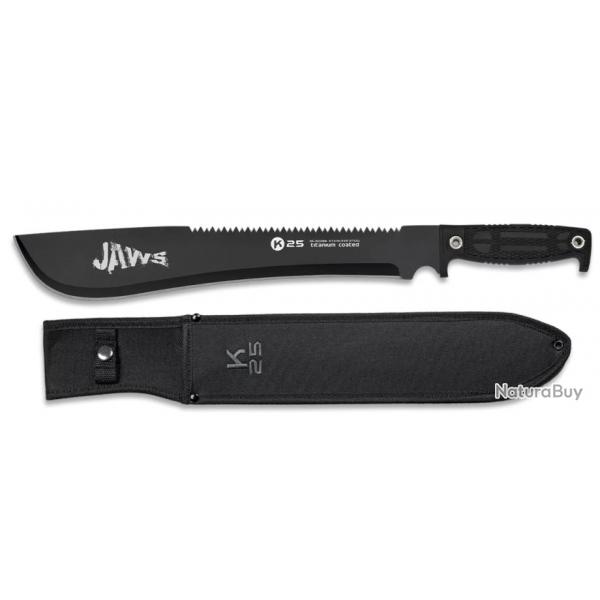 MACHETTE COUPE-COUPE K25 JAWS NOIRE 36CM