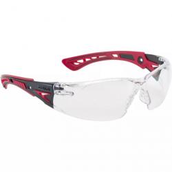 LUNETTES DE PROTECTION BOLLE RUSH+ ROUGE INCOLORE