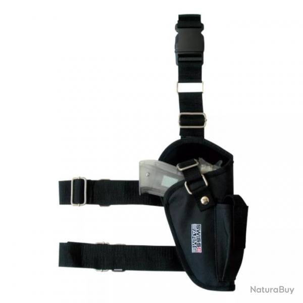 HOLSTER DE CUISSE SWISS ARMS NOIR