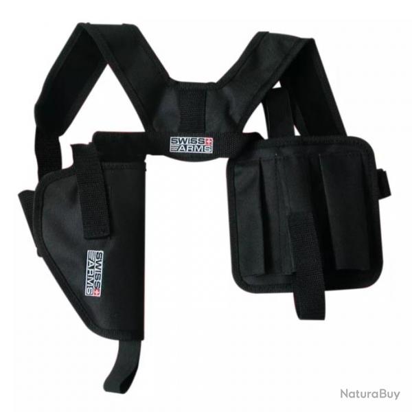 HOLSTER D'EPAULE HORIZONTAL SWISS ARMS NOIR