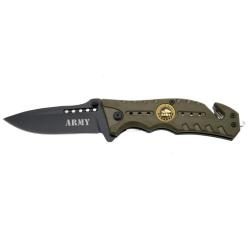 COUTEAU PLIANT TACTIQUE THIRD MOTIF VERT USA ARMY
