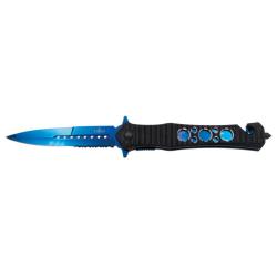 COUTEAU PLIANT TACTIQUE THIRD MOTIF BLEU