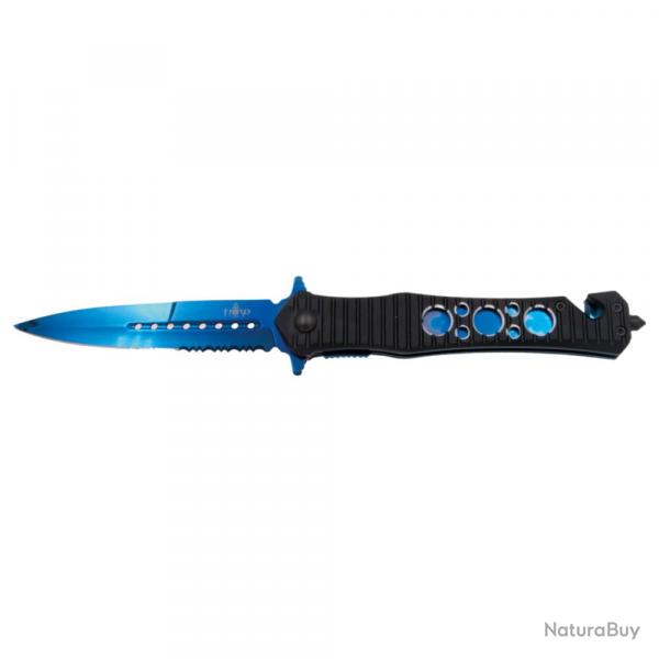 COUTEAU PLIANT TACTIQUE THIRD MOTIF BLEU