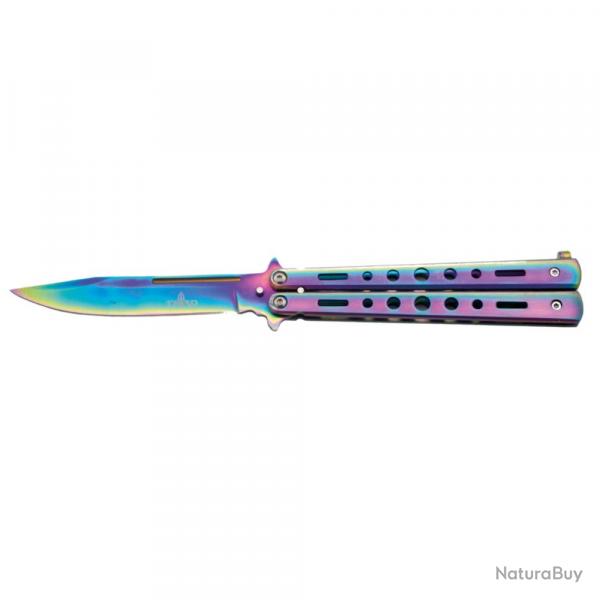 COUTEAU PAPILLON THIRD MOTIF RAINBOW 11CM