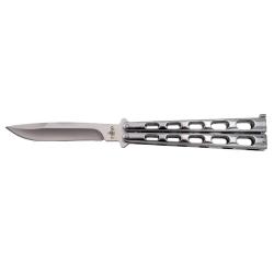 COUTEAU PAPILLON ENTRAINEMENT THIRD CHROME LAME 11CM