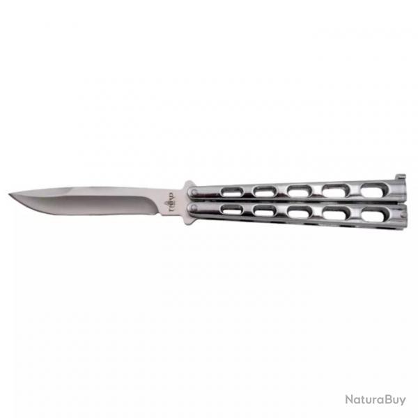 COUTEAU PAPILLON ENTRAINEMENT THIRD CHROME LAME 11CM