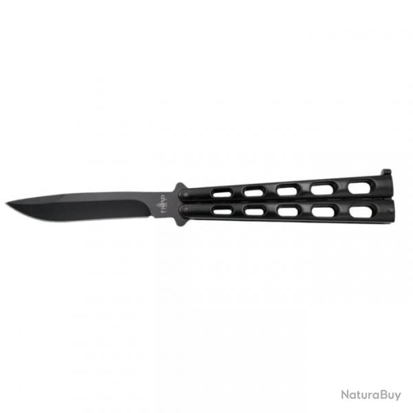 COUTEAU PAPILLON THIRD NOIR LAME 11CM