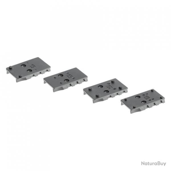JEU DE PLAQUES POUR MONTAGE VISEUR SUR WALTHER PDP T4E