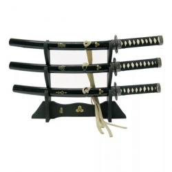 SET MINI KATANAS DECO LAME ACIER MOTIFS KILL BILL