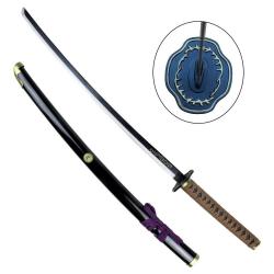 KATANA DECO LAME ACIER MOTIF HONEBAMI TOUSHIROU