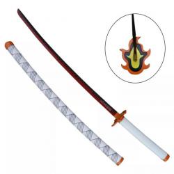 KATANA DECO LAME ACIER MOTIF DEMON SLAYER ZS656