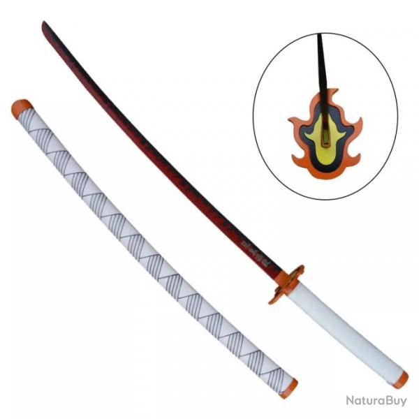 KATANA DECO LAME ACIER MOTIF DEMON SLAYER ZS656