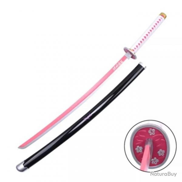 KATANA COSPLAY LAME BAMBOU DEMON SLAYER TSUYURI KANAO ZS663-WOOD