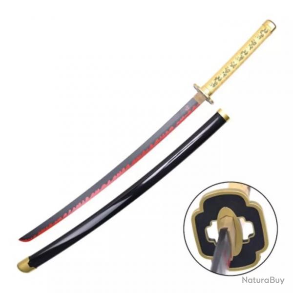 KATANA COSPLAY LAME BAMBOU DEMON SLAYER ZS672-WOOD