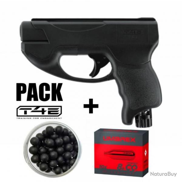 PACK PISTOLET T4E TP50 COMPACT - Cal .50 - 11 Joules