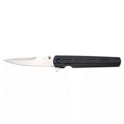 COUTEAU PLIANT THIRD NOIR LAME ACIER 9.2CM