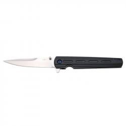 COUTEAU PLIANT THIRD NOIR LAME ACIER 9.2CM
