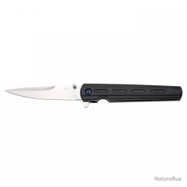 COUTEAU PLIANT THIRD NOIR LAME ACIER 9.2CM