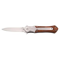COUTEAU PLIANT THIRD BOIS MOTIF EPEE LAME ACIER 9.2CM