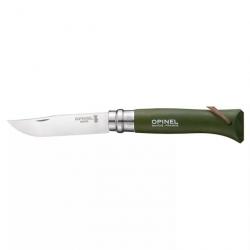 COUTEAU PLIANT OPINEL N°08 BAROUDEUR INOX KAKI