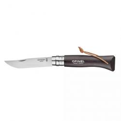 COUTEAU PLIANT OPINEL N°08 BAROUDEUR INOX NOIR BRUN