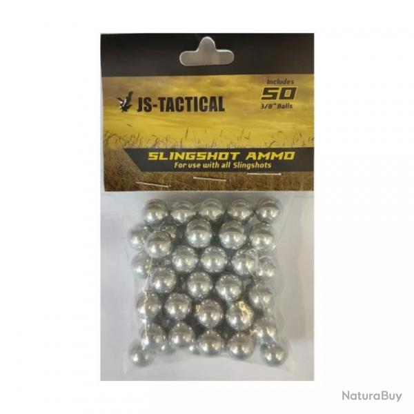 BILLES ACIER JS TACTICAL 9.5mm x50