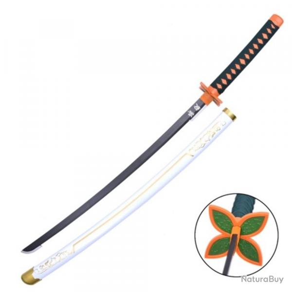 KATANA COSPLAY LAME BAMBOU DEMON SLAYER KOCHOU SHINOBU ZS658-W-WOOD