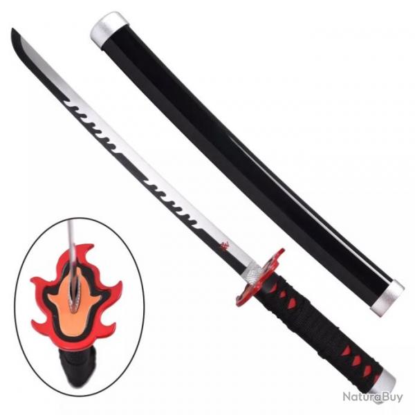 MINI KATANA DECO LAME ACIER MOTIF DEMON SLAYER ZS666