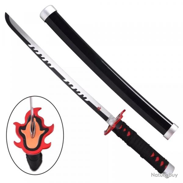 MINI KATANA DECO LAME ACIER MOTIF DEMON SLAYER ZS666