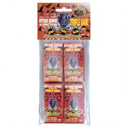 SET DE 40 PETARDS DEMON EFFAROUCHEUR TRIPLE BANG