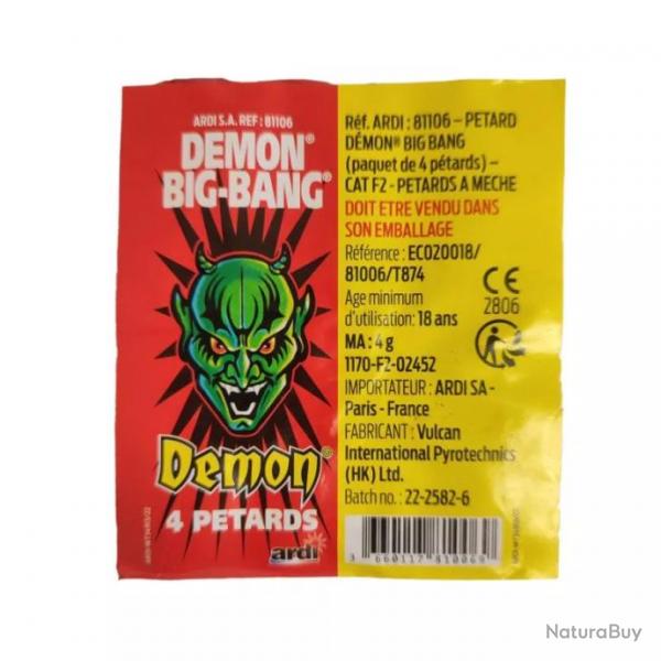 PETARD DEMON BIG BANG (PAQUET DE 4)