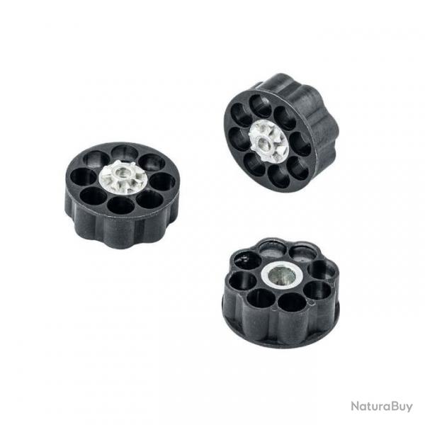 SET DE 3 BARILLETS POUR PISTOLET GLOCK 17 - 4.5 mm BBs ou Plombs - CO