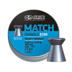 PLOMBS JSB MATCH BLUE S100 4.49mm/0.535Gr x500