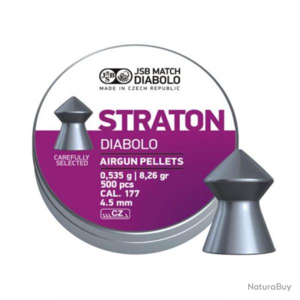 PLOMBS JSB STRATON 4.50mm/0.535Gr x500