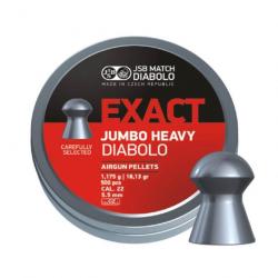 PLOMBS JSB EXACT JUMBO HEAVY 5.52mm/1.175Gr x250