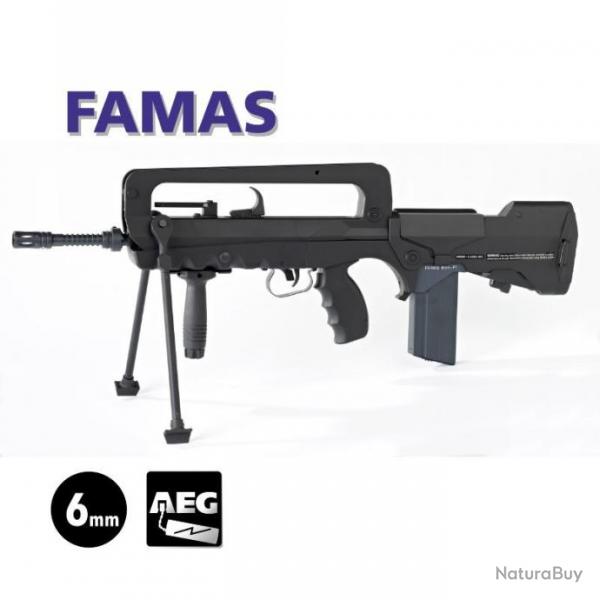 REPLIQUE AEG FAMAS F1 Nylon Fibre 6mm 300BBs 1.2J