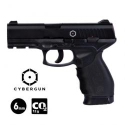 PISTOLET CYBERGUN 24/7 Noir - Culasse fixe - 6 mm BB - CO² 0.9J