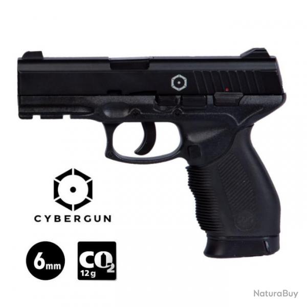 PISTOLET CYBERGUN 24/7 Noir - Culasse fixe - 6 mm BB - CO 0.9J