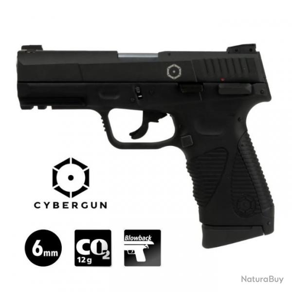 PISTOLET CYBERGUN TAURUS PT24/7 Noir - Culasse mobile - 6 mm BB - CO 1J