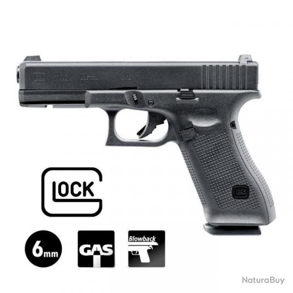 PISTOLET GLOCK 17 Gen5 Noir - 6 mm BB - Gaz 1J