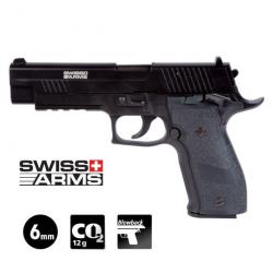 PISTOLET SWISS ARMS NAVY XXL Noir - 6 mm BB - CO² 1J