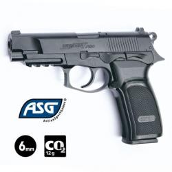 PISTOLET BERSA THUNDER 9 PRO Noir - Culasse fixe - 6 mm BB - CO²