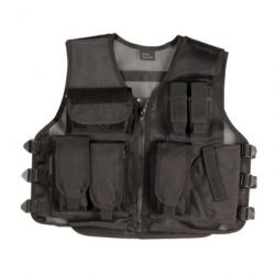 VESTE GILET TACTIQUE AIRSOFT ASG RECON AVEC HOLSTER