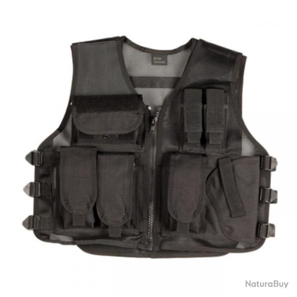 VESTE GILET TACTIQUE AIRSOFT ASG RECON AVEC HOLSTER