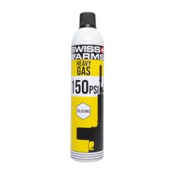 BOUTEILLE DE GAZ SWISS ARMS REPLIQUES LONGUES 150PSI Lubrifié - 760ML